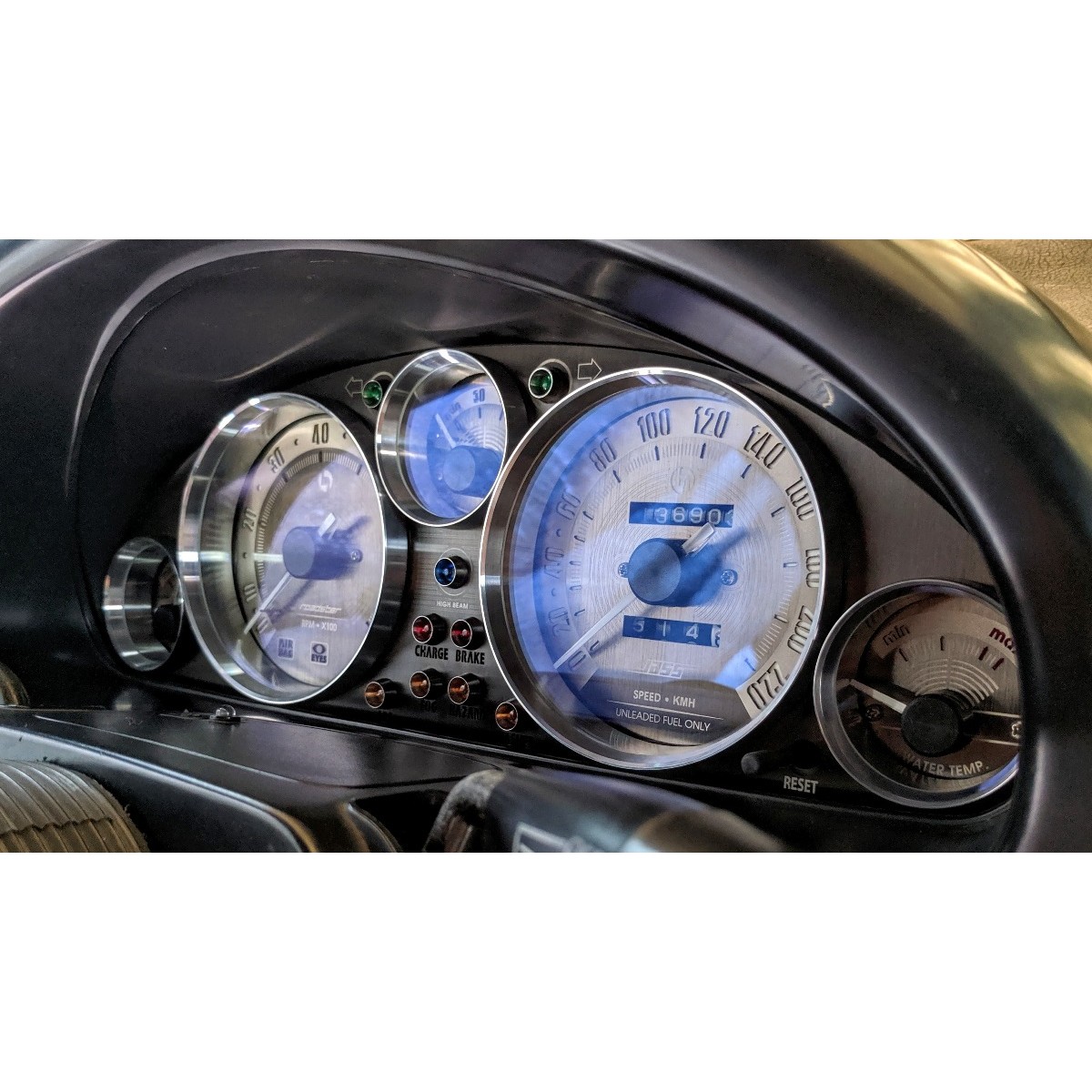 MX5 NA Independent Gauge Rings, Deep Style, Billet Aluminium